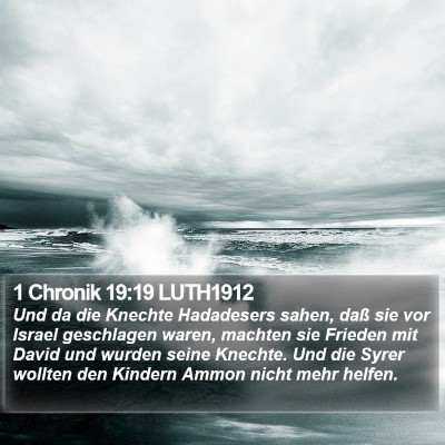 1 Chronik 19:19 LUTH1912 Bible Verse Image