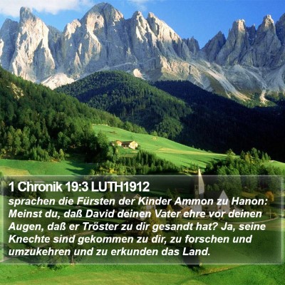 1 Chronik 19:3 LUTH1912 Bible Verse Image