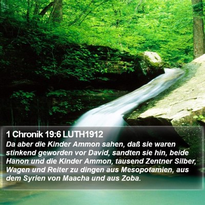 1 Chronik 19:6 LUTH1912 Bible Verse Image