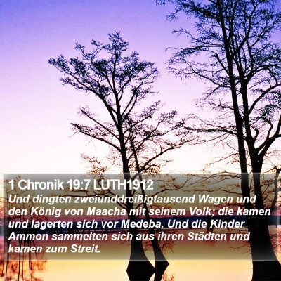 1 Chronik 19:7 LUTH1912 Bible Verse Image