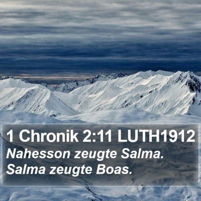 1 Chronik 2:11 LUTH1912 Bible Verse Image