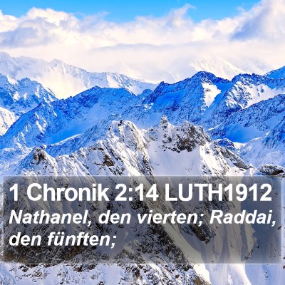 1 Chronik 2:14 LUTH1912 Bible Verse Image
