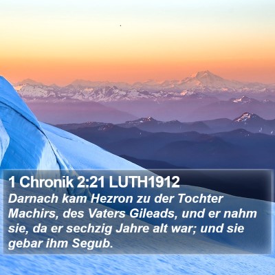 1 Chronik 2:21 LUTH1912 Bible Verse Image