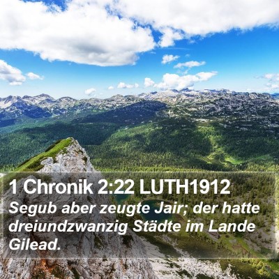 1 Chronik 2:22 LUTH1912 Bible Verse Image