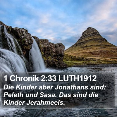 1 Chronik 2:33 LUTH1912 Bible Verse Image