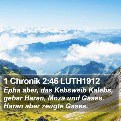 1 Chronik 2:46 LUTH1912 Bible Verse Image