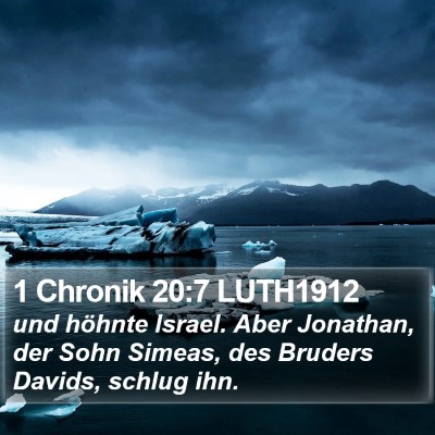 1 Chronik 20:7 LUTH1912 Bible Verse Image