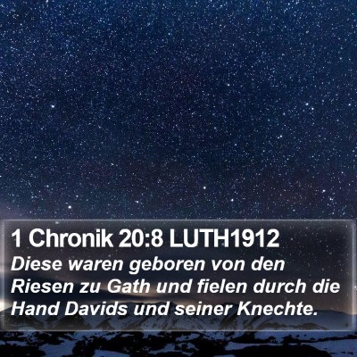 1 Chronik 20:8 LUTH1912 Bible Verse Image