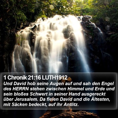 1 Chronik 21:16 LUTH1912 Bible Verse Image