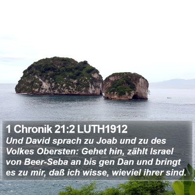 1 Chronik 21:2 LUTH1912 Bible Verse Image