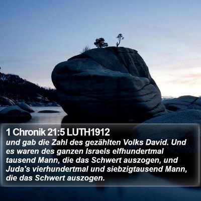 1 Chronik 21:5 LUTH1912 Bible Verse Image