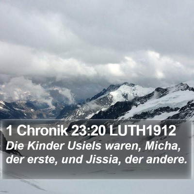 1 Chronik 23:20 LUTH1912 Bible Verse Image