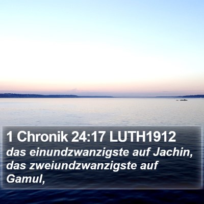 1 Chronik 24:17 LUTH1912 Bible Verse Image