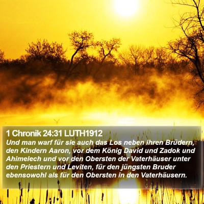 1 Chronik 24:31 LUTH1912 Bible Verse Image