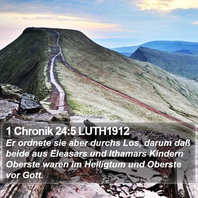 1 Chronik 24:5 LUTH1912 Bible Verse Image