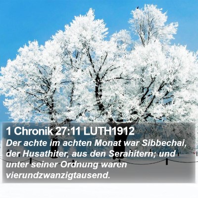 1 Chronik 27:11 LUTH1912 Bible Verse Image