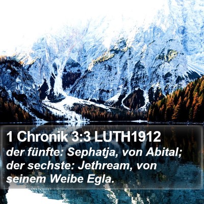 1 Chronik 3:3 LUTH1912 Bible Verse Image