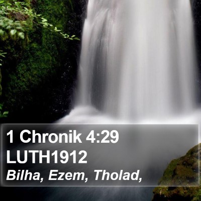 1 Chronik 4:29 LUTH1912 Bible Verse Image