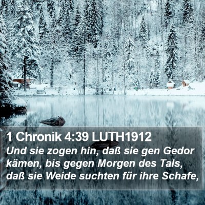 1 Chronik 4:39 LUTH1912 Bible Verse Image