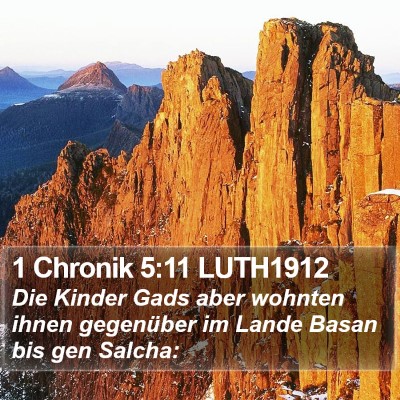 1 Chronik 5:11 LUTH1912 Bible Verse Image