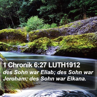 1 Chronik 6:27 LUTH1912 Bible Verse Image