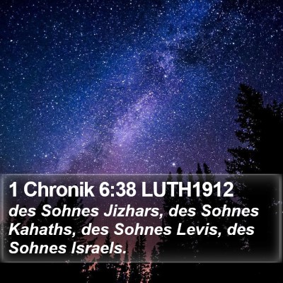 1 Chronik 6:38 LUTH1912 Bible Verse Image