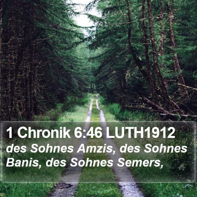 1 Chronik 6:46 LUTH1912 Bible Verse Image