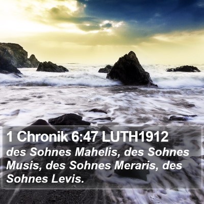 1 Chronik 6:47 LUTH1912 Bible Verse Image