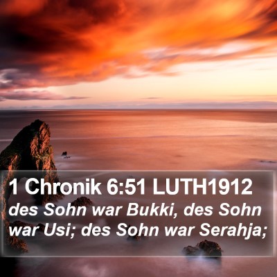 1 Chronik 6:51 LUTH1912 Bible Verse Image