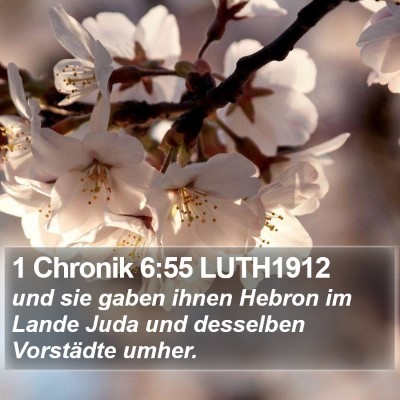 1 Chronik 6:55 LUTH1912 Bible Verse Image