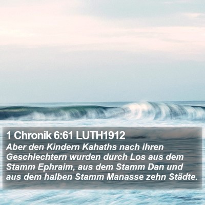 1 Chronik 6:61 LUTH1912 Bible Verse Image