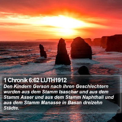 1 Chronik 6:62 LUTH1912 Bible Verse Image
