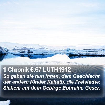 1 Chronik 6:67 LUTH1912 Bible Verse Image