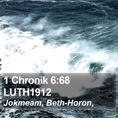 1 Chronik 6:68 LUTH1912 Bible Verse Image
