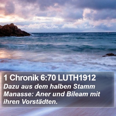 1 Chronik 6:70 LUTH1912 Bible Verse Image