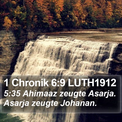 1 Chronik 6:9 LUTH1912 Bible Verse Image
