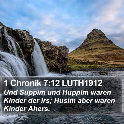 1 Chronik 7:12 LUTH1912 Bible Verse Image