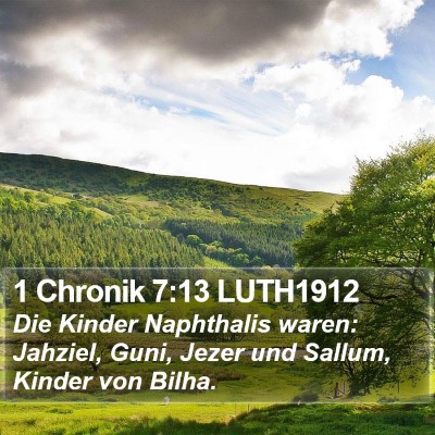 1 Chronik 7:13 LUTH1912 Bible Verse Image