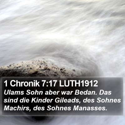 1 Chronik 7:17 LUTH1912 Bible Verse Image