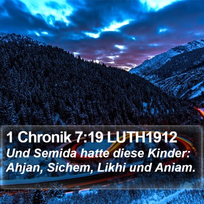 1 Chronik 7:19 LUTH1912 Bible Verse Image