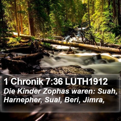 1 Chronik 7:36 LUTH1912 Bible Verse Image