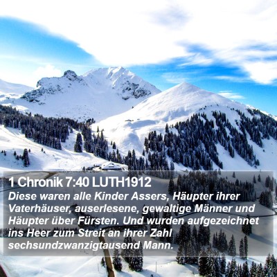 1 Chronik 7:40 LUTH1912 Bible Verse Image