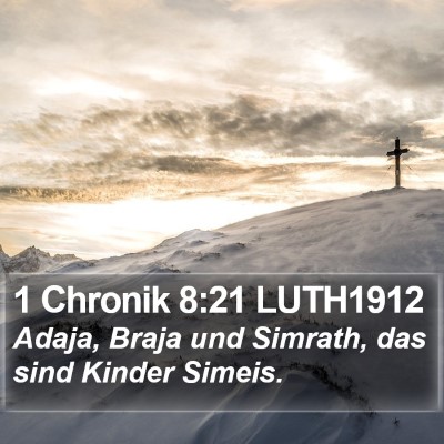 1 Chronik 8:21 LUTH1912 Bible Verse Image