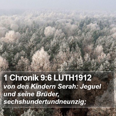 1 Chronik 9:6 LUTH1912 Bible Verse Image