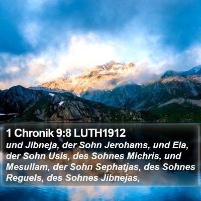 1 Chronik 9:8 LUTH1912 Bible Verse Image