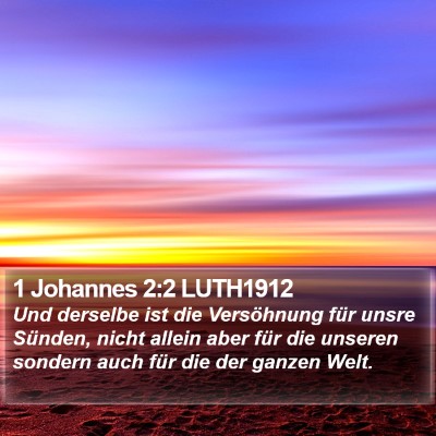 1 Johannes 2:2 LUTH1912 Bible Verse Image