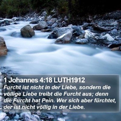 1 Johannes 4:18 LUTH1912 Bible Verse Image