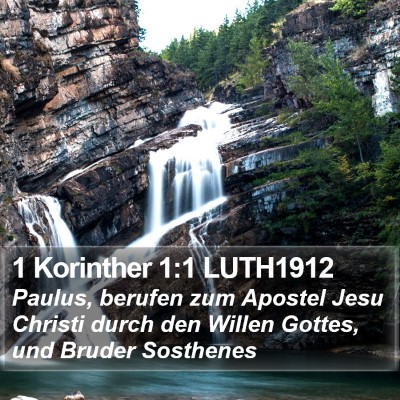 1 Korinther 1:1 LUTH1912 Bible Verse Image