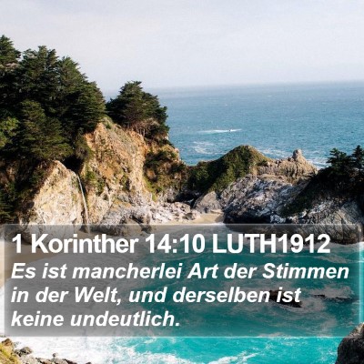 1 Korinther 14:10 LUTH1912 Bible Verse Image