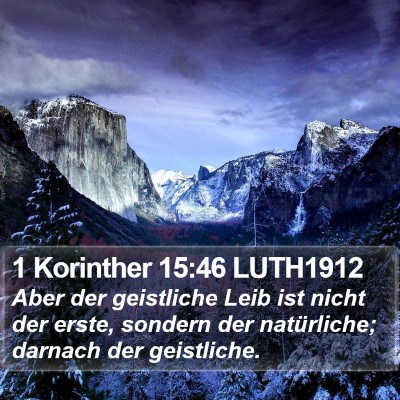 1 Korinther 15:46 LUTH1912 Bible Verse Image